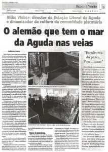 O alemão que tem o mar da Aguda nas veias