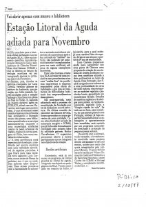 ELA adiada para Novembro