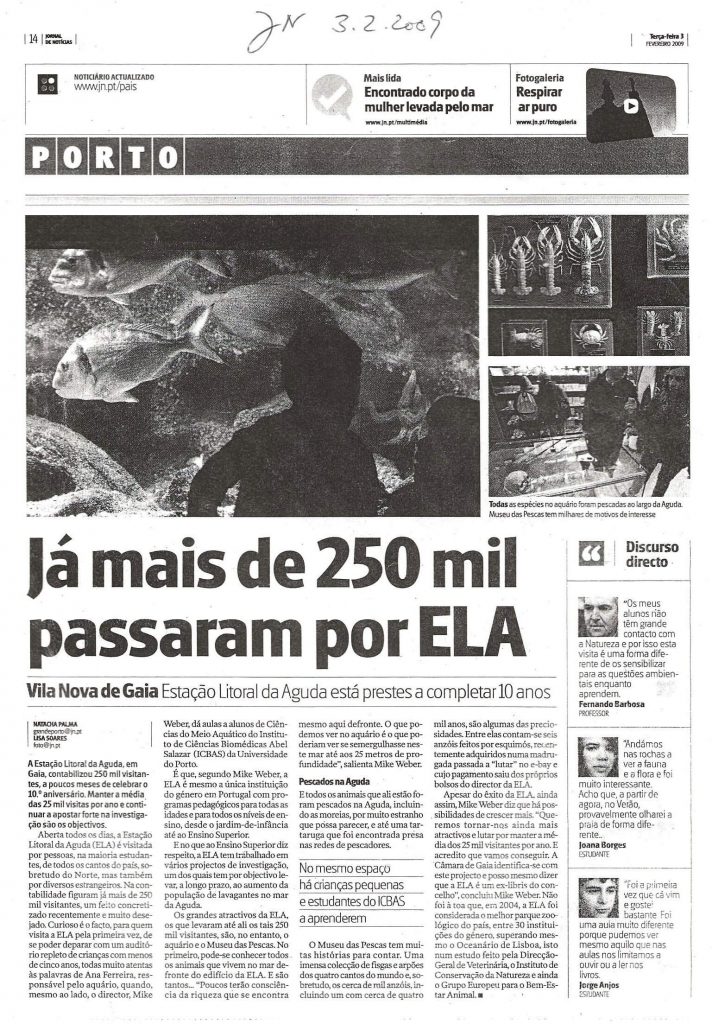 Já mais de 250 mil passaram por ELA