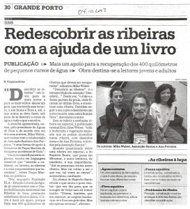 Redescobrir as ribeiras com a ajuda de um livro