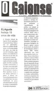 ELAguda festeja 15 anos de vida