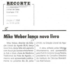 Mike Weber lança novo livro
