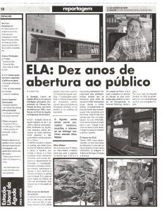 ELA: Dez anos de abertura ao público