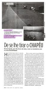 De se lhe tirar o CHAPÉU