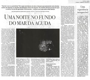 Uma noite no fundo do mar da Aguda
