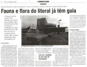 Fauna e flora do litoral já têm guia