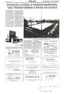 Estação Litoral e Parque Municipal vão transformar a praia da Aguda