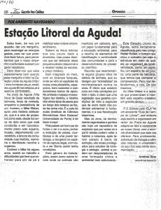 Estação Litoral da Aguda!