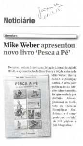 Mike Weber apresentou novo livro ‘Pesca a Pé’