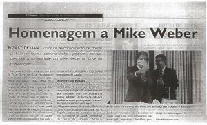 Homenagem a Mike Weber