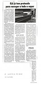ELA já tem protocolo para navegar a todo o vapor